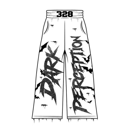 Dark Perception Monochrome Wide-Leg Pants